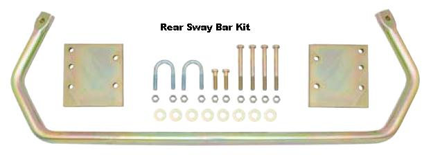 Sway Bar Kit: REAR 65-70 Chevy Full Size