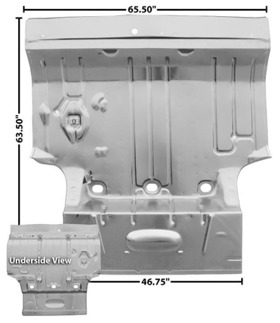 Trunk Floor: 64-67 GTO, LeMans