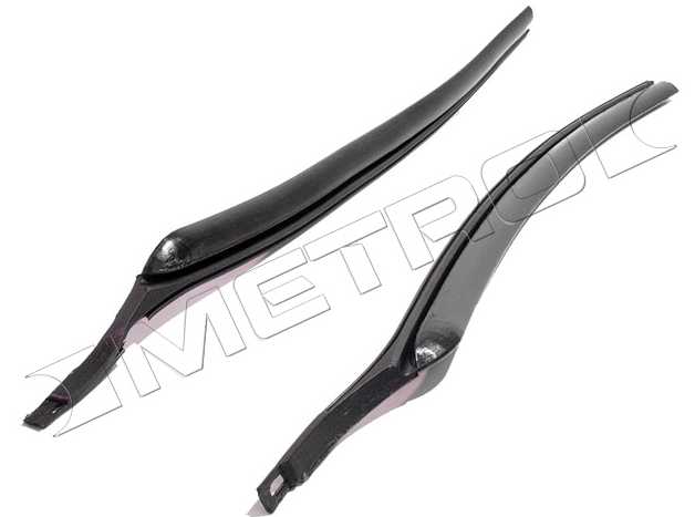 67-68 Full Size Coupe / GP - 1/4 - Fastback vertical seals (pr)