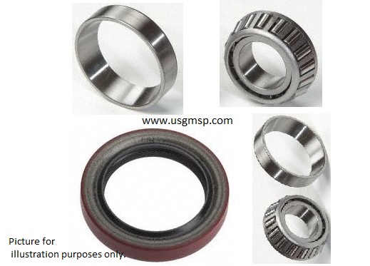 Wheel Bearing Kit: Front 67-69F Drums