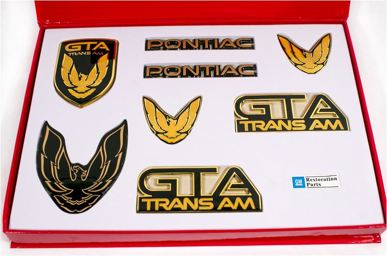 GTA Emblem Kit: 87-90 Trans Am GTA - BLACK
