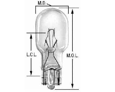 Bulb: Hi Mount Top Lamp 87-92 GM