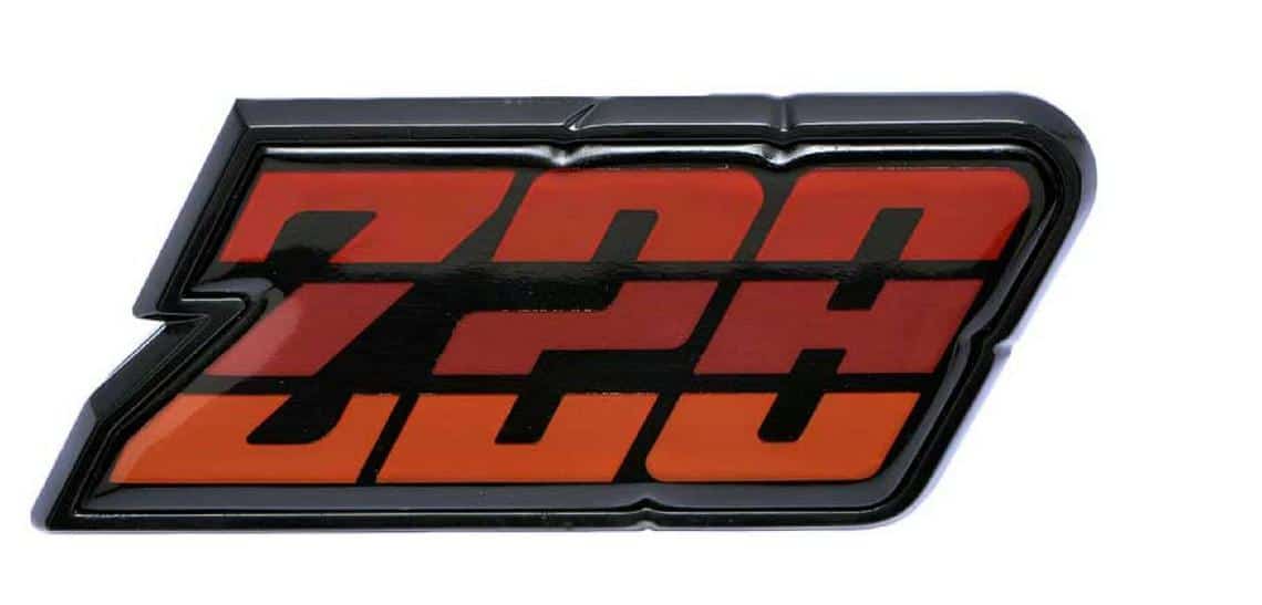 80-81 Fuel Door emblem - RED