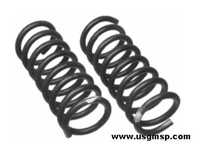 Coil Springs: FRONT Lowered 64-7 A - 1"