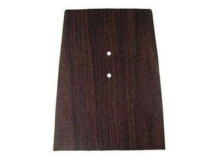 Console Forward Panel Insert & Plate: 68 Walnut