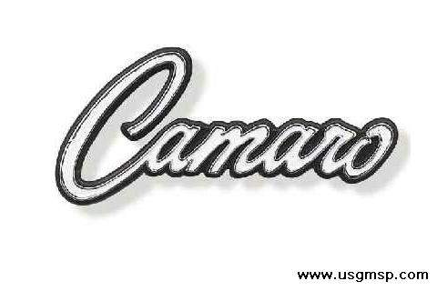 Glovebox Emblem: "Camaro" 1968 on its door.