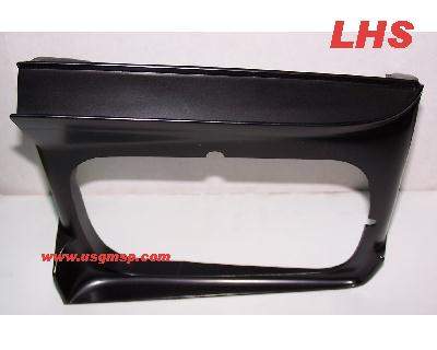 Headlamp Bezels: 85-90 Fbd TA (ea) LHS ONLY