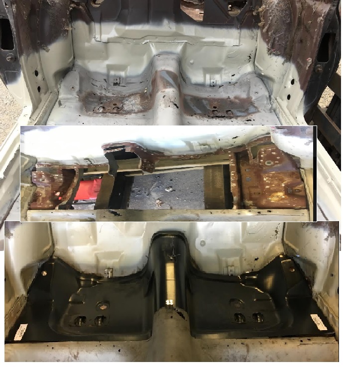 RH Under Rear Seat Floor Panel 70-81 Camaro Firebird 