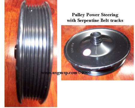 Pulley: Power Steering Pump 87-92 (Serp)