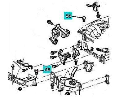 Hood Adjuster Bump Stops: 93-02 Firebird TA / Camaro