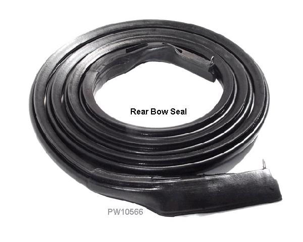 Convertible Top Rear Bow Seal: 85-92F