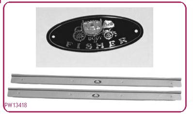 Sill Plate: 68-72 A body Coupe GTO, Chevelle, El Camino (set)