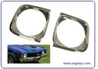 72 Chevelle / El Camino Headlamp Bezel Set