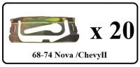 Clip set: Nova/Chevy II - Window Kit (20)