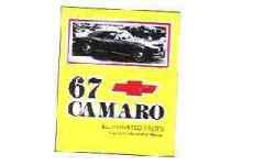 Facts Book: 1967 Camaro