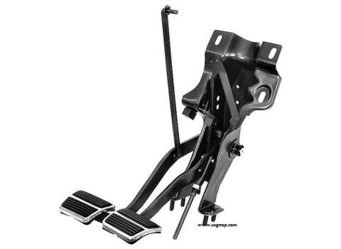 Pedal: Brake & Clutch Kit with Brackets - 67-8F