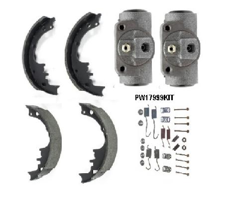 Brake Shoes Cyl's & Spring Kit: 76-81 F REAR