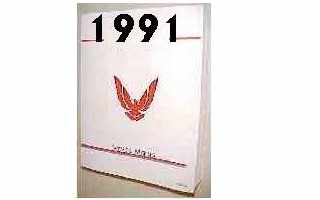 1991 Firebird TA Service Manual