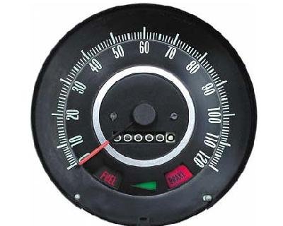 Speedo: 67 Camaro standard w/o Speed warning indicator