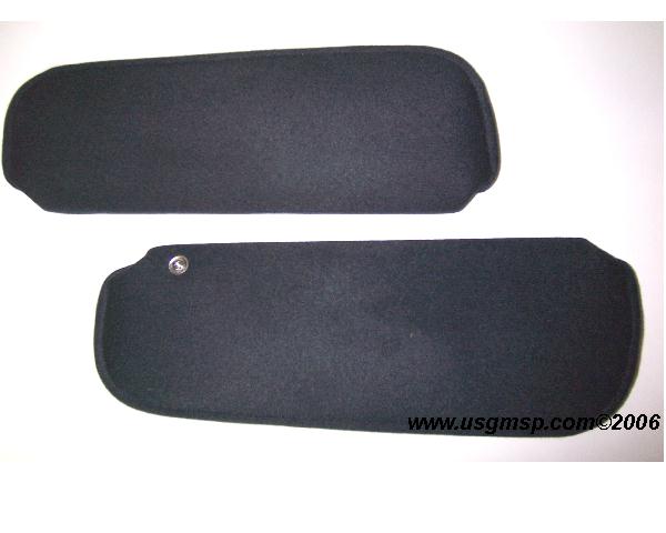 Sunvisors: 82-92F Coupe Or Convertible  Set