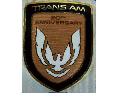 Turbo Trans Am Nose Emblem - 1989